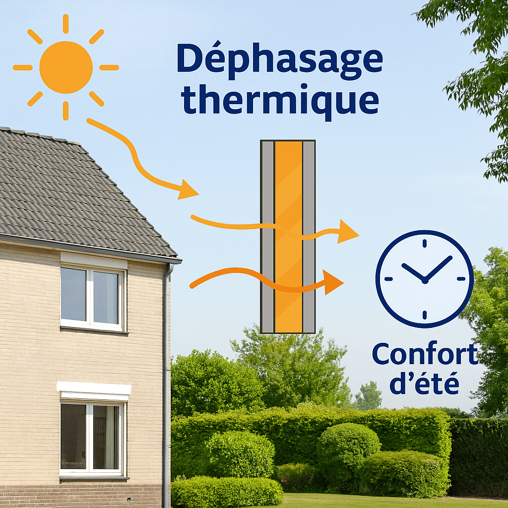 déphasage thermique calvados